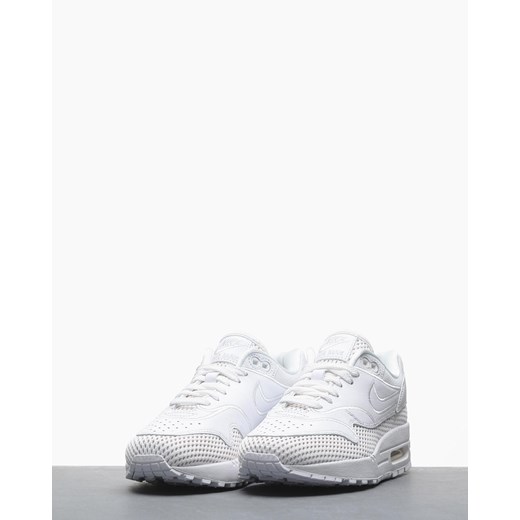 Buty sportowe damskie białe Nike do biegania air max bez wzorów na płaskiej podeszwie 