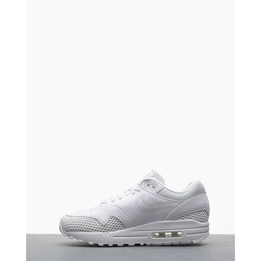 Buty sportowe damskie białe Nike do biegania air max skórzane bez wzorów na płaskiej podeszwie 