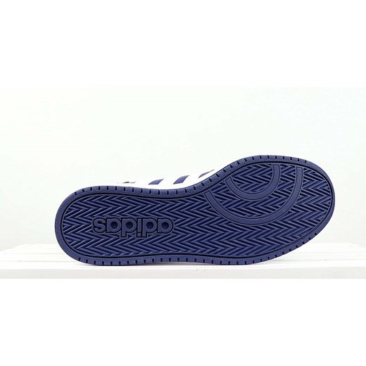 Buty sportowe męskie Adidas niebieskie sznurowane skórzane 