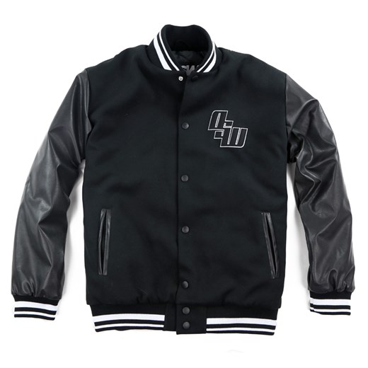 Kurtka OSW Varsity Baseball czarna Outsidewear L 4elementy