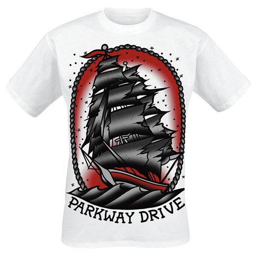 Parkway Drive - Ship - T-Shirt - biały