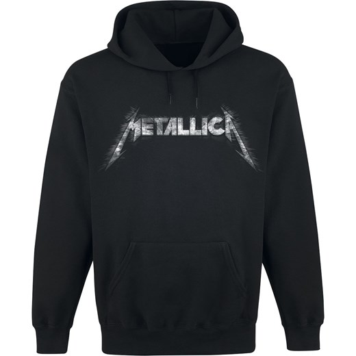 Metallica - Spiked Logo - Bluza z kapturem - czarny