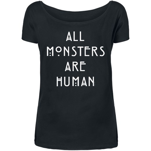 American Horror Story - All Monsters Are Human - T-Shirt - czarny