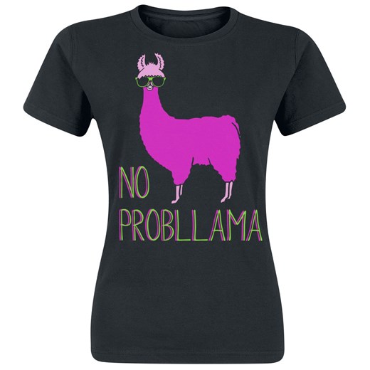 Tierisch - No Probllama - T-Shirt - czarny
