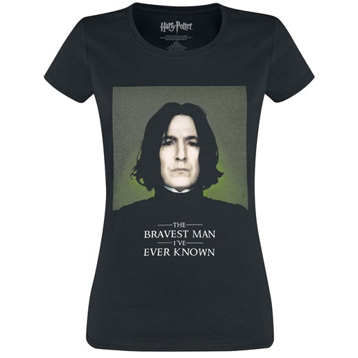 Harry Potter - Snape The Bravest Man - T-Shirt - czarny