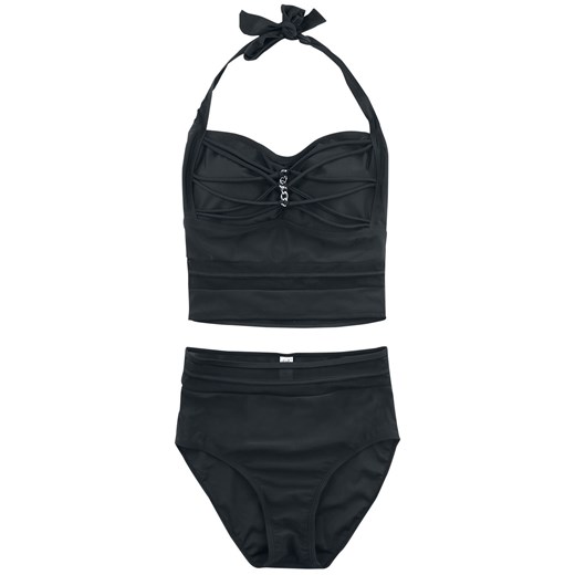 Czarny strój kąpielowy Black Premium By Emp bez wzorów 