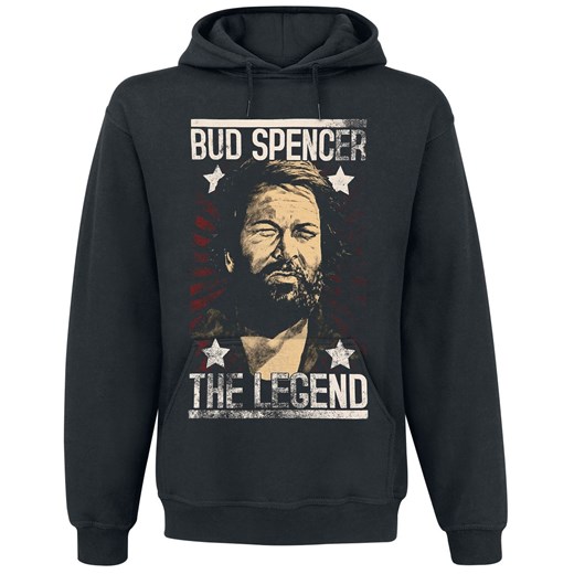 Bud Spencer - The Legend - Bluzy z kapturem - czarny Bud Spencer  M EMP