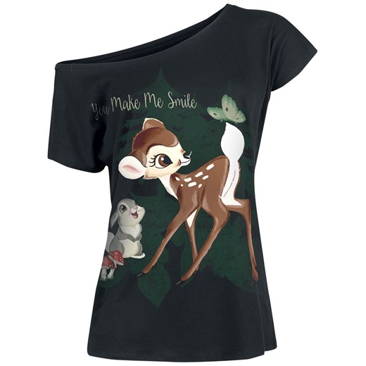 Bambi - Smile - Koszulki - czarny  Bambi XL EMP
