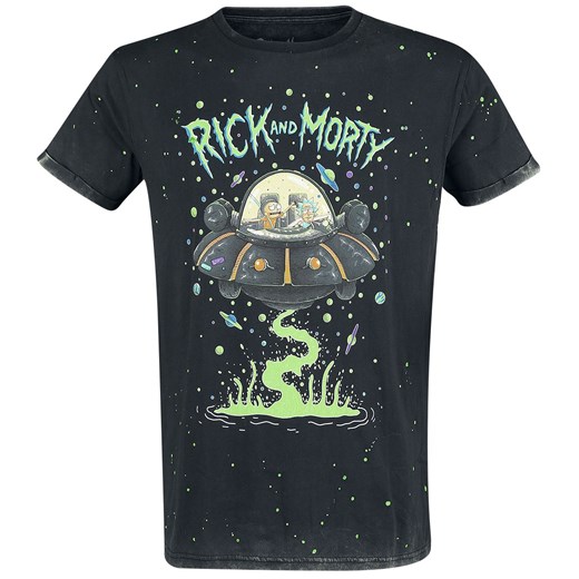 Rick And Morty - UFO - Koszulki - ciemnoszary  Rick And Morty S EMP
