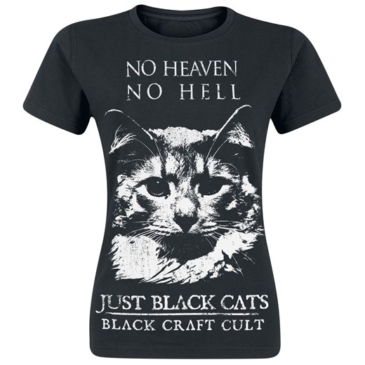 Blackcraft Cult - No Heaven No Hell Just Black Cats - Koszulki - czarny  Blackcraft Cult S EMP