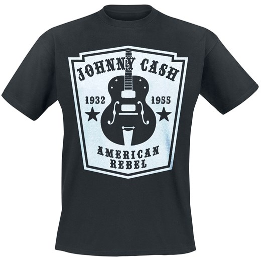 Johnny Cash - American Rebel - Koszulki - czarny Johnny Cash  XXL EMP