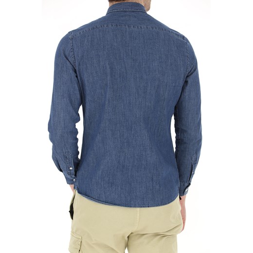 Woolrich Koszula dla Mężczyzn, niebieski denim, Bawełna, 2019, 46 48 50 52 Woolrich  52 RAFFAELLO NETWORK