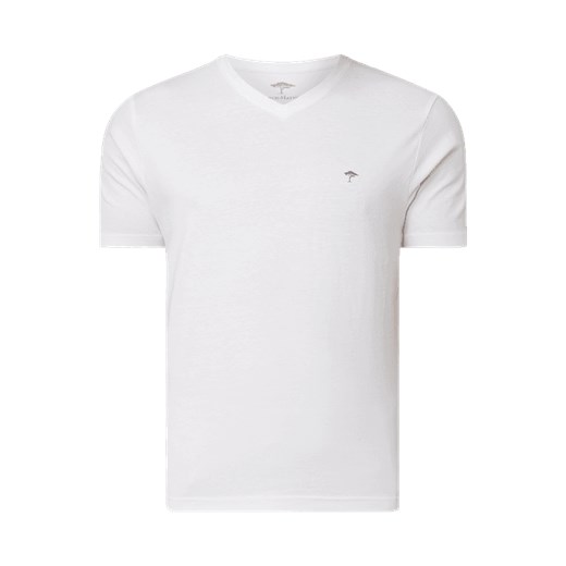 T-shirt z dekoltem w serek Fynch-hatton  XL Peek&Cloppenburg 