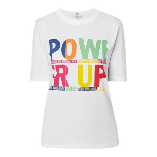 T-Shirt z bawełny organicznej  Tommy Hilfiger L Peek&Cloppenburg 