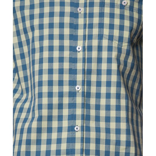 Męska koszula w kratę z kieszonką na wysokosći klatki piersiowej  Just yuppi M promocja NIREN 
