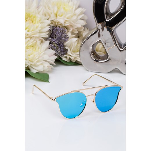 Okulary przeciwsłoneczne z niebieskim odbiciem