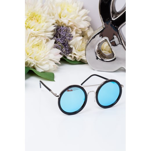 Okulary przeciwsłoneczne z błękitnym odbiciem