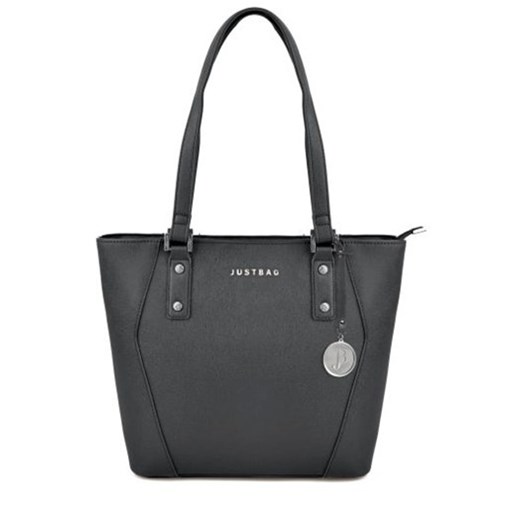 Shopper bag Justbag na ramię elegancka bez dodatków matowa 