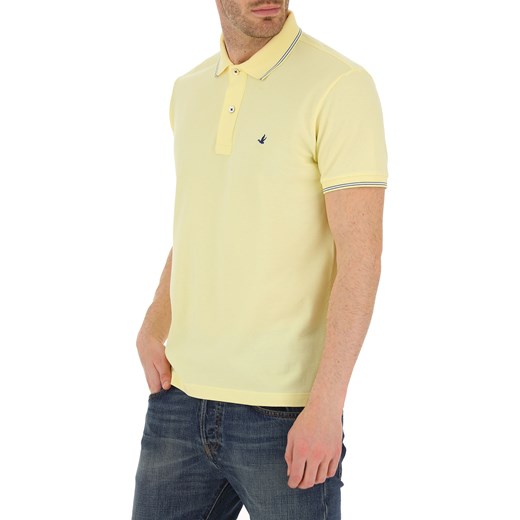 Brooksfield Koszulka Polo dla Mężczyzn, Pale Light Yellow, Bawełna, 2019, L M S Brooksfield  L RAFFAELLO NETWORK