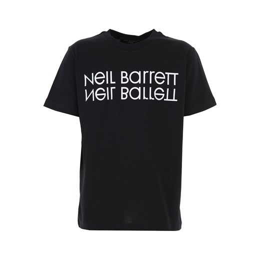 Neil Barrett Koszulka Dziecięca dla Chłopców Na Wyprzedaży, czarny, Bawełna, 2019, 10Y 8Y