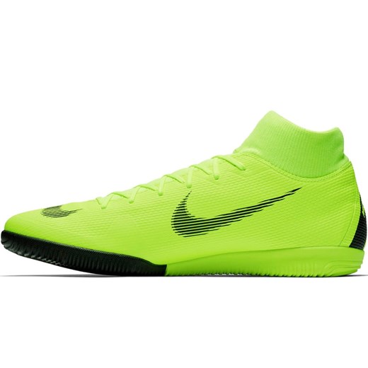 Buty sportowe męskie zielone Nike Football mercurial sznurowane 