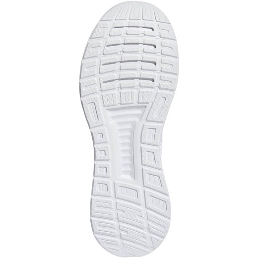 Białe buty sportowe damskie Adidas do biegania na wiosnę płaskie 