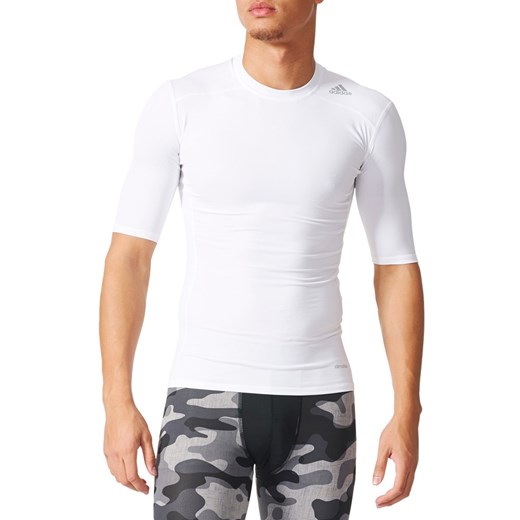 Koszulka sportowa Adidas Teamwear bez wzorów biała 