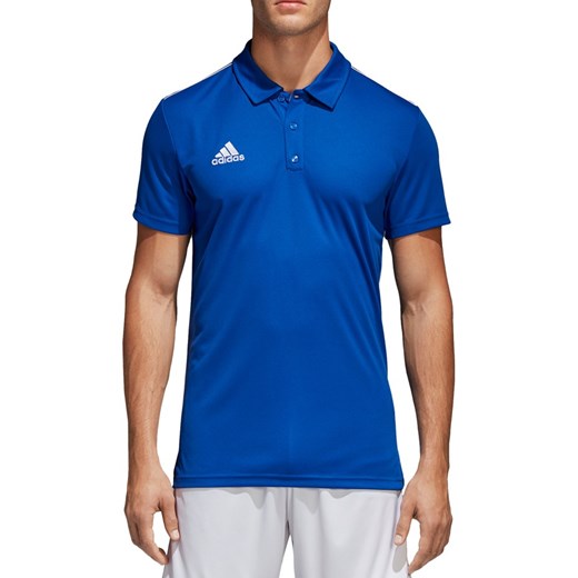 Koszulka adidas CORE 18 POLO niebieska CV3590  Adidas Teamwear M SWEAT