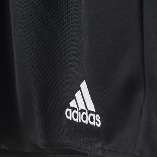 Spodenki chłopięce Adidas Teamwear z napisami 
