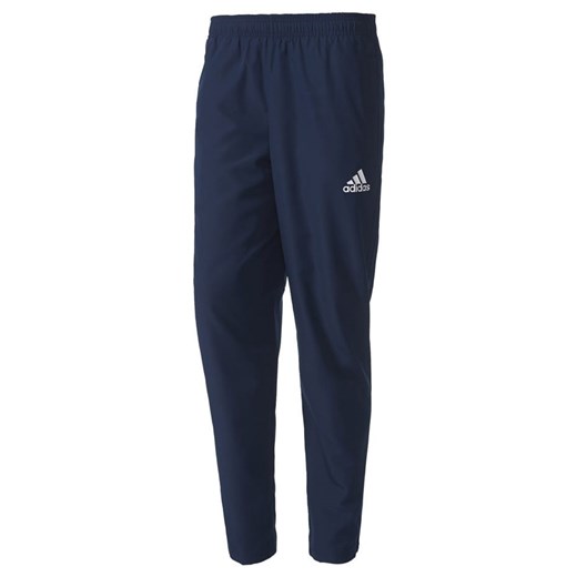 Spodnie sportowe Adidas Teamwear z poliestru bez wzorów 