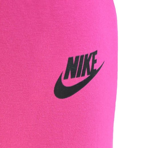 Spodnie dziewczęce różowe Nike z bawełny jesienne 
