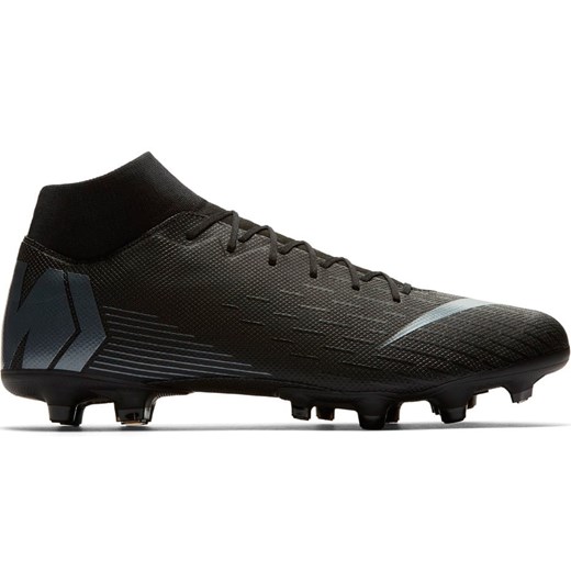 Nike Football buty sportowe męskie mercurial czarne sznurowane 