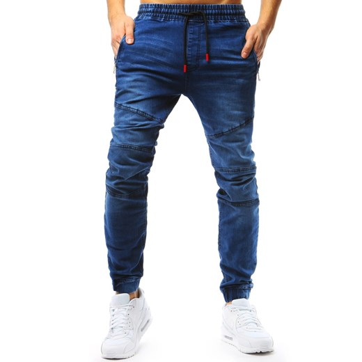 Niebieskie jeansy męskie Dstreet 