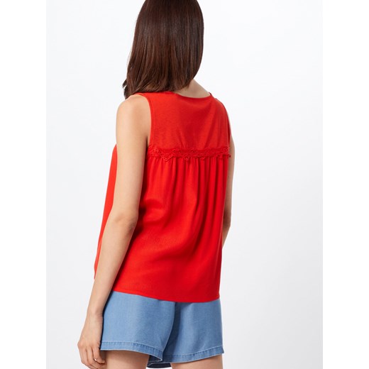 Czerwona bluzka damska Vero Moda z wiskozy 