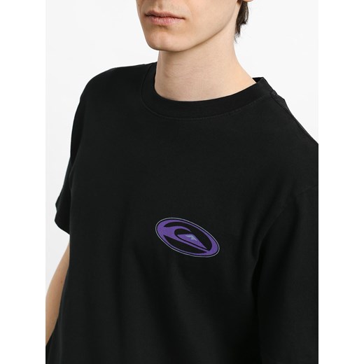 T-shirt męski czarny Quiksilver wiosenny 