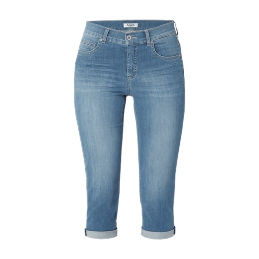 Spodnie capri jeansowe w dekatyzowanym stylu o kroju slim fit  Angels 34 Peek&Cloppenburg 