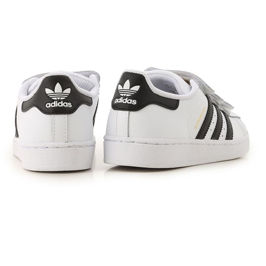 Białe trampki dziecięce Adidas 