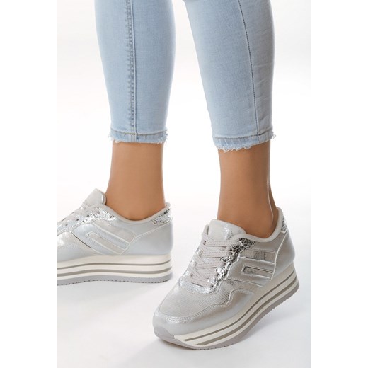 Sneakersy damskie Born2be sportowe sznurowane