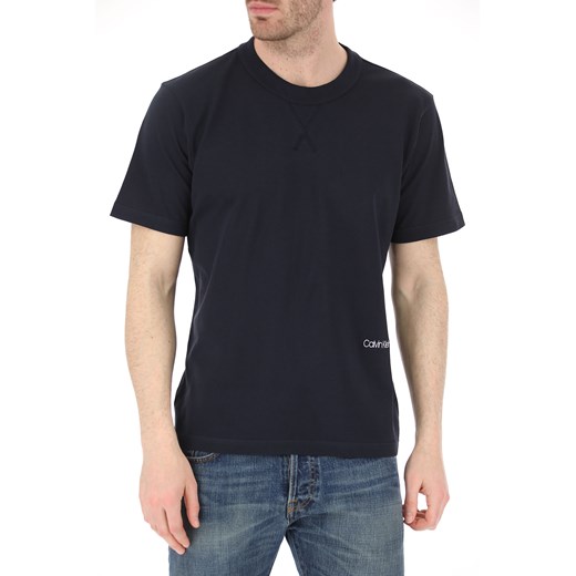 T-shirt męski Calvin Klein z krótkim rękawem bez wzorów 