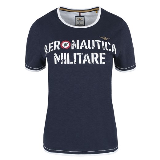 Bluzka damska Aeronautica Militare z okrągłym dekoltem 