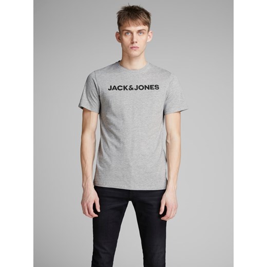 T-shirt męski Jack & Jones z dzianiny z krótkim rękawem 