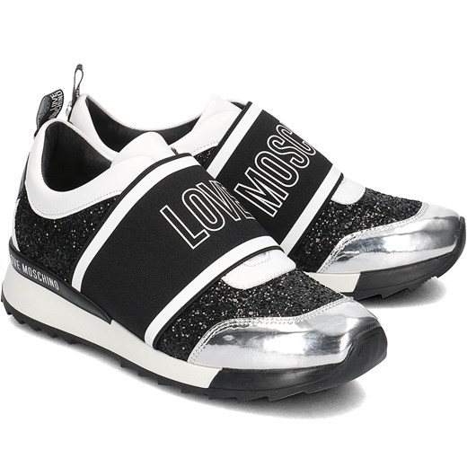 Buty sportowe damskie Love Moschino sneakersy młodzieżowe bez wzorów 
