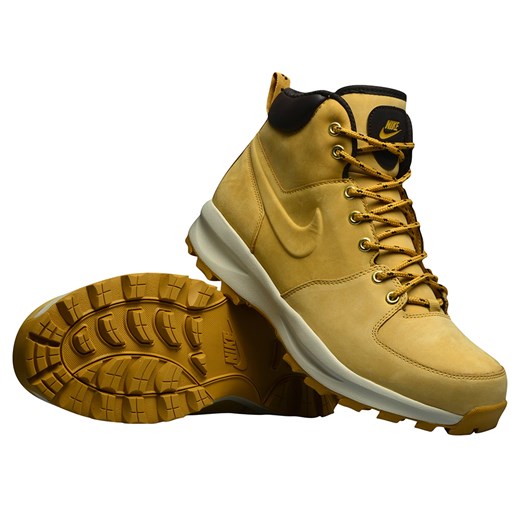 Buty zimowe męskie żółte Nike wiązane 