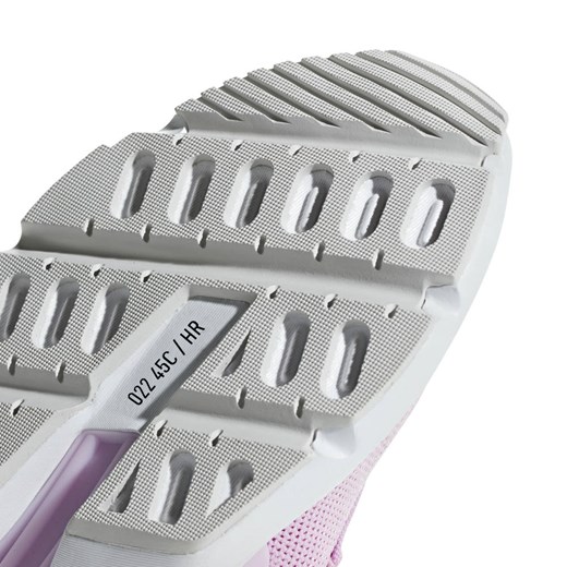 Buty sportowe damskie Adidas różowe sznurowane bez wzorów 