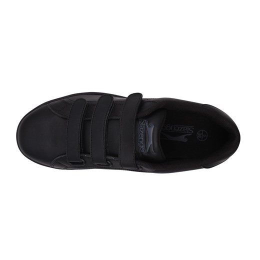 Buty sportowe dziecięce Slazenger czarne sznurowane bez wzorów 