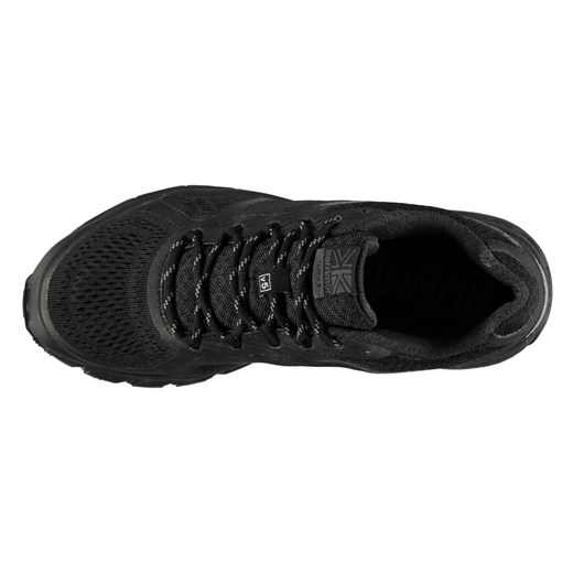 Buty sportowe damskie czarne Karrimor dla biegaczy płaskie 