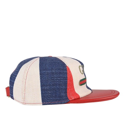 Czapka z daszkiem Gucci Fake Logo Sylvie Baseball Hat