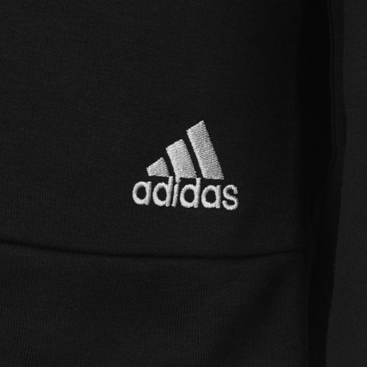Bluza sportowa Adidas czarna bez wzorów 