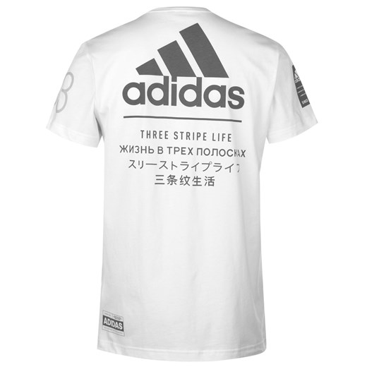 Biała koszulka sportowa Adidas 