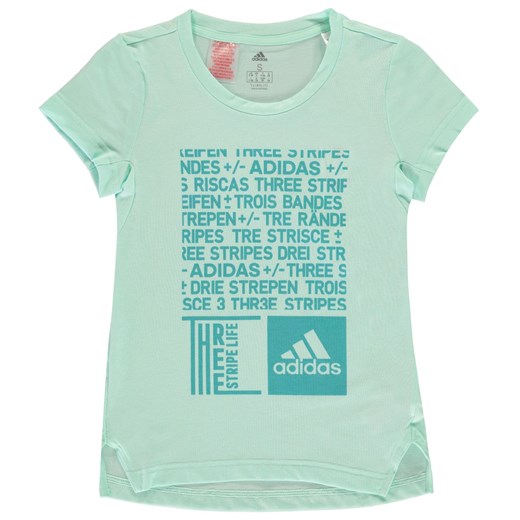 Koszulka z krótkim rekawem adidas TR Graphic T Shirt Junior Girls
